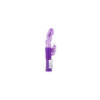 Vibromasseur rabbit violet tête rotative USB 